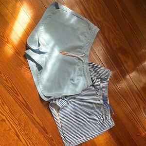 Vineyard Vines performance shorts for girls.